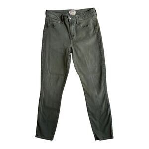 L'agence Basil Green Denim Designer Margot High Rise Skinny Jeans | Size 26